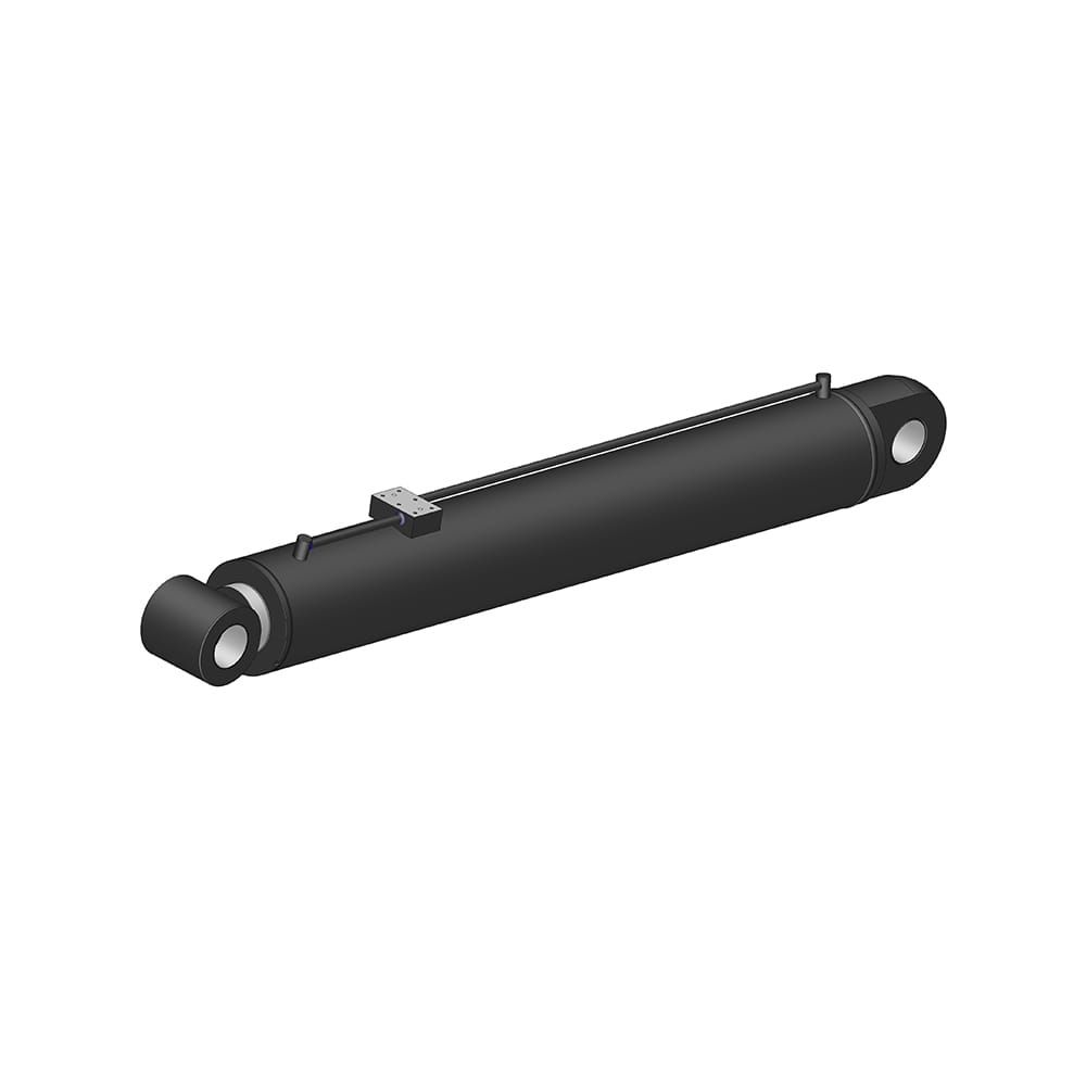 Cilindru de lufturi hidraulice cu coada laterală