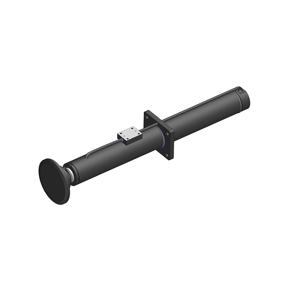 Cilindru de outrigger hidraulic cu coada laterală